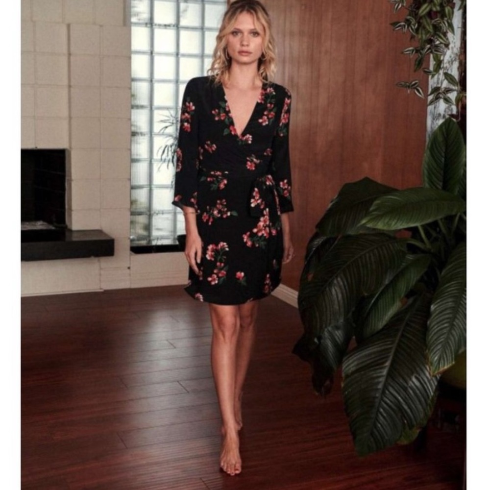 Sezane Elsa wrap dress